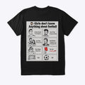 Girls Don't Know Anything About Football – Funny Soccer Meme T-Shirt
