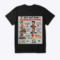 Girls Don’t Know Anything About Football Funny World Cup T-Shirt | Soccer Meme Tee Gift for Her